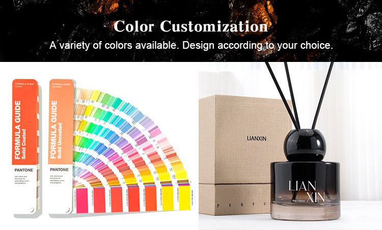 Custom Details Gradient Glass Diffuser Bottle