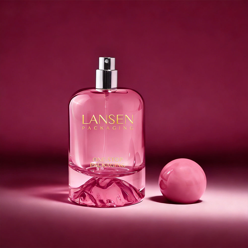 Pink Heavy Base Perfume Bottle
