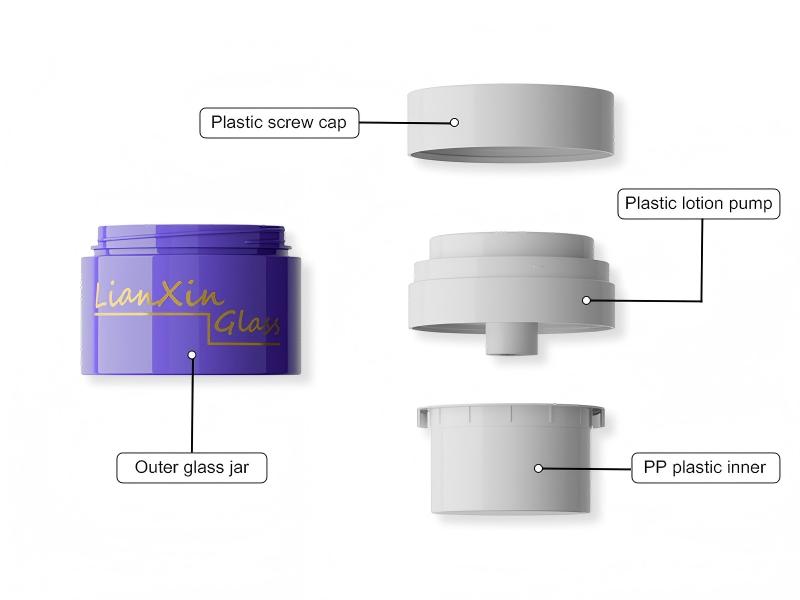 Refillable glass bottle system