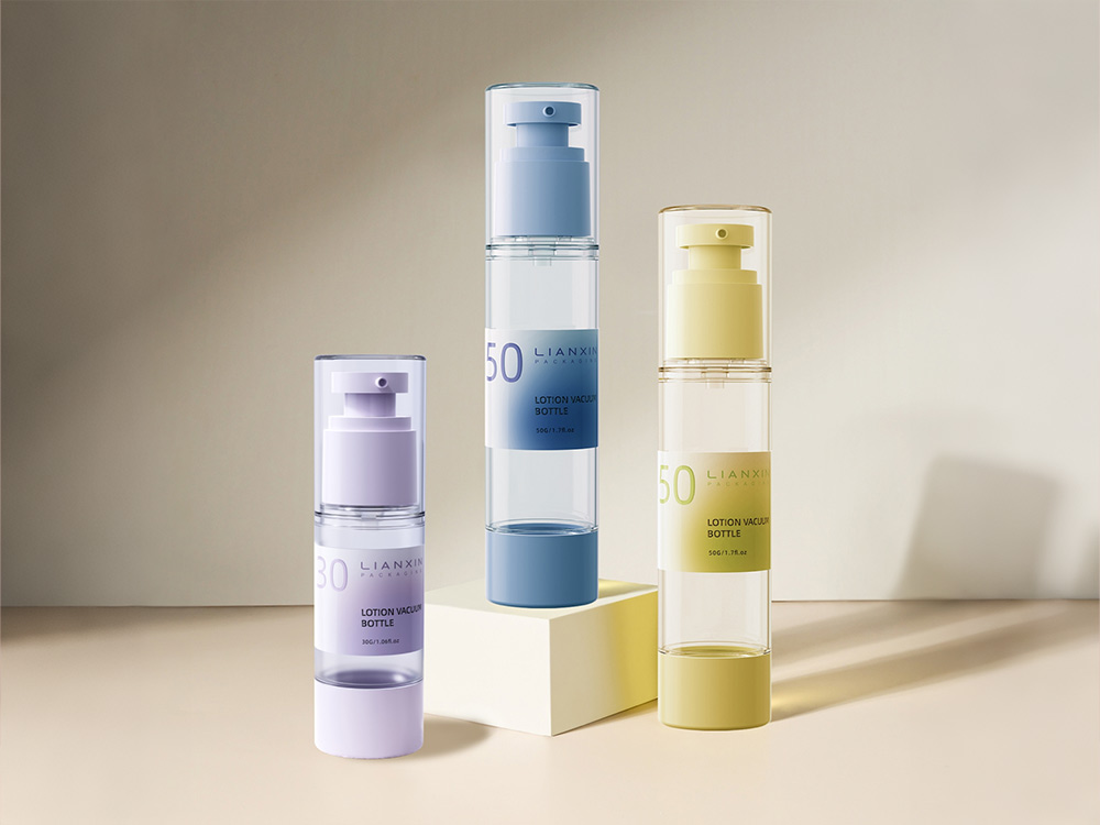 airless pump bottle set