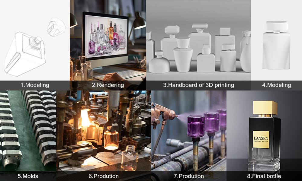 perfume bottle process and design