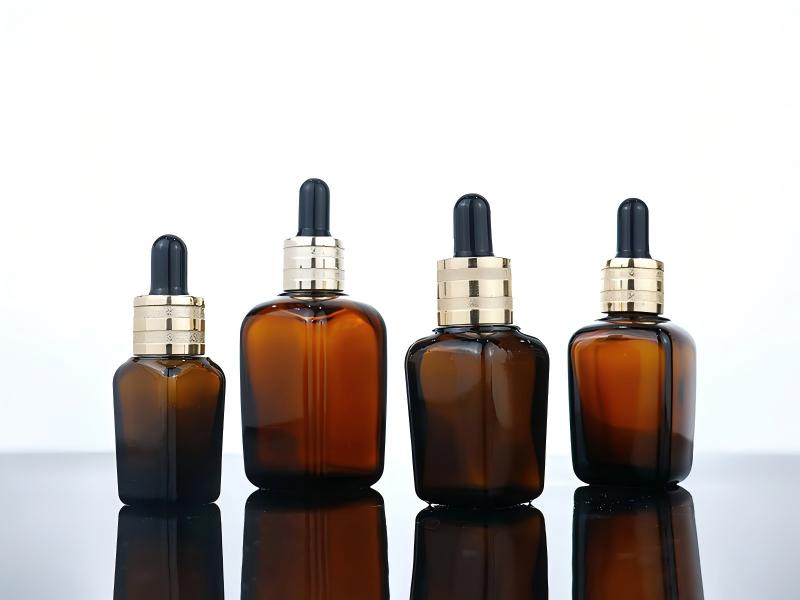 UV protection amber dropper bottles