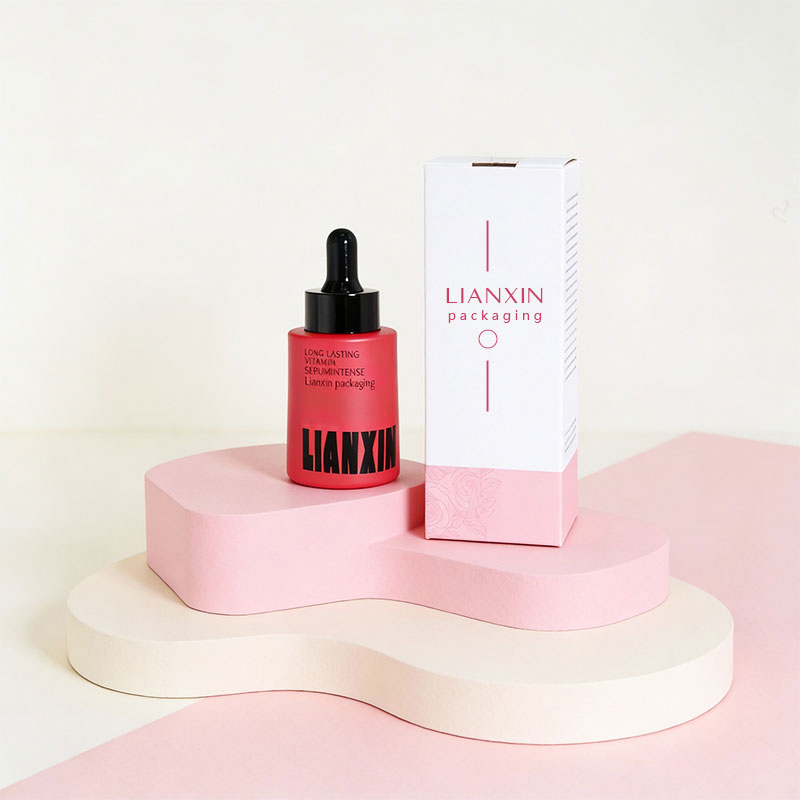 custom colored serum bottle