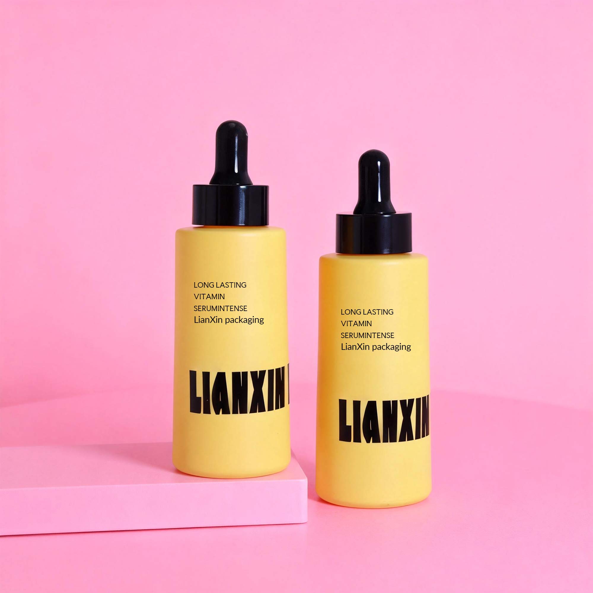 Tall Glass Serum Bottle