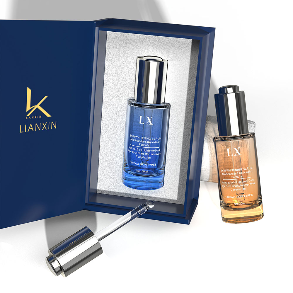 serum pump bottle with box