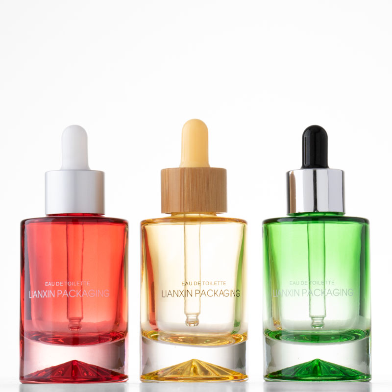 color 40ml glass serum dropper bottle