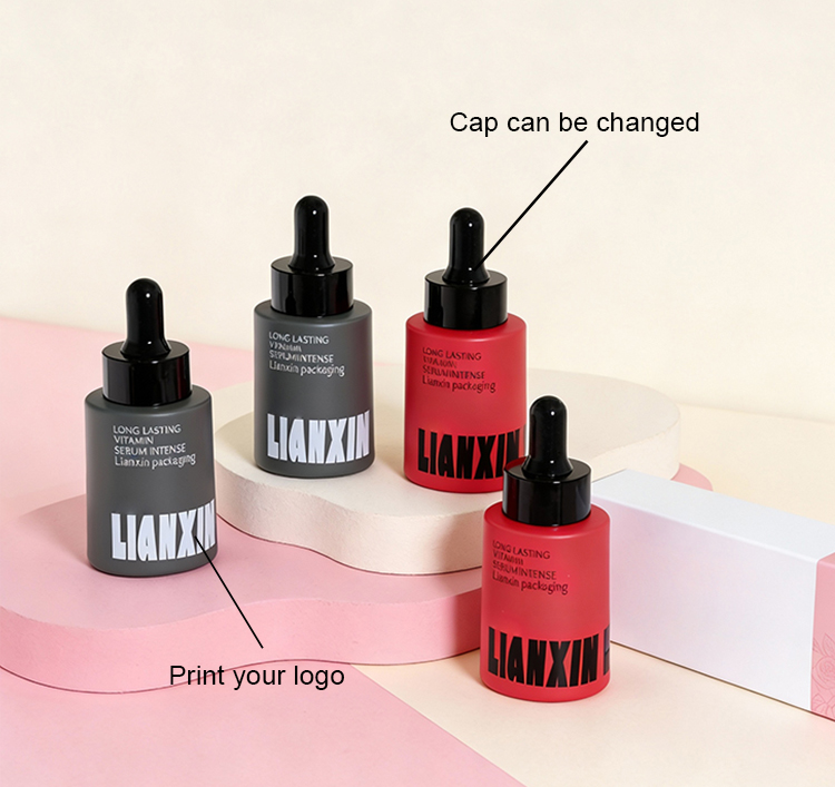 custom for 30ml glass serum bottles