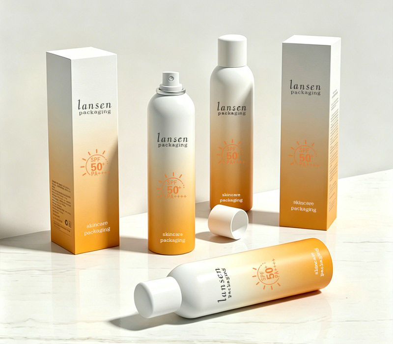 sun care spray bottles