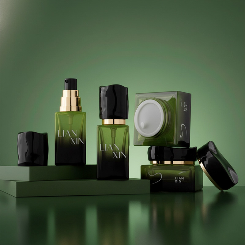 Custom Square Cosmetic Bottle