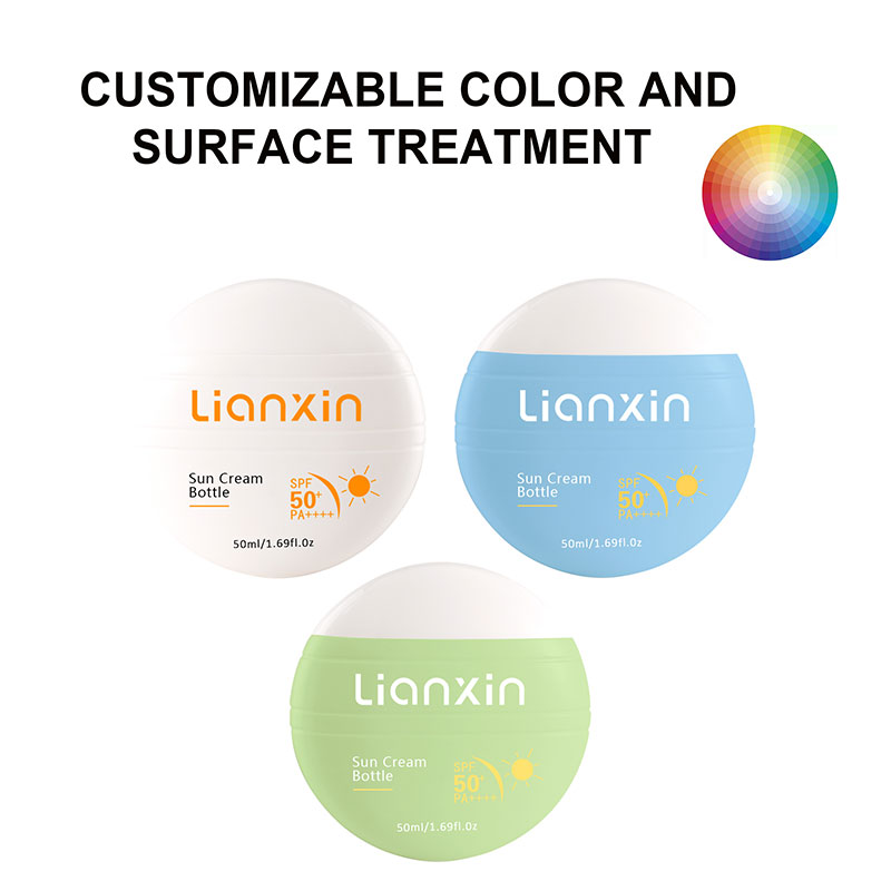 custom sunscreen packaging bottle manufacturer