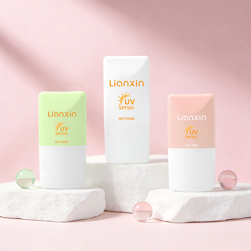 square sunscreen packaging design
