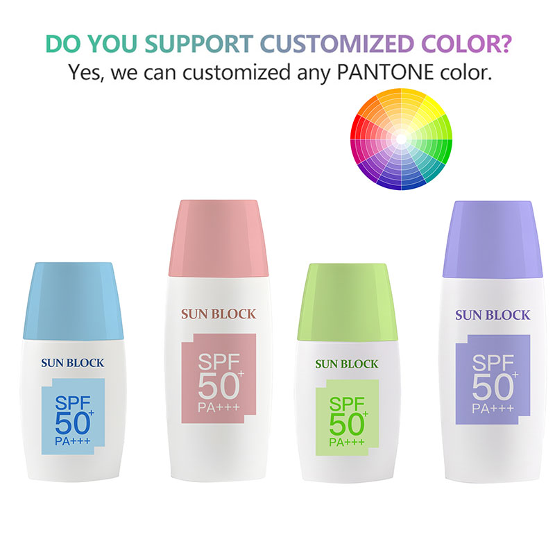 PE Sunscreen Bottle Custom Color