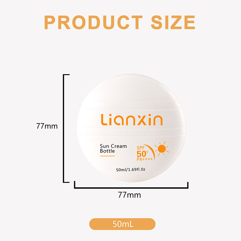 travel size sunscreen cream packaging