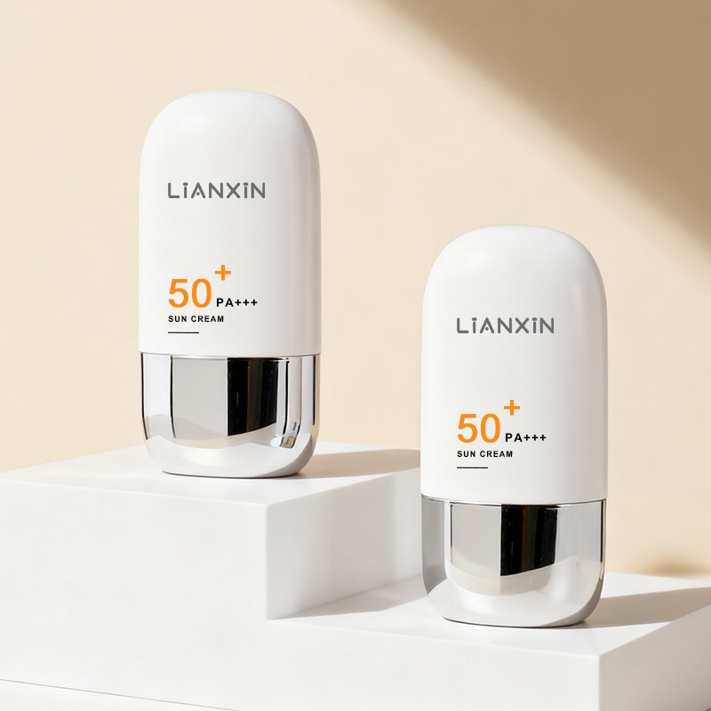 50ml White Sunscreen Bottle