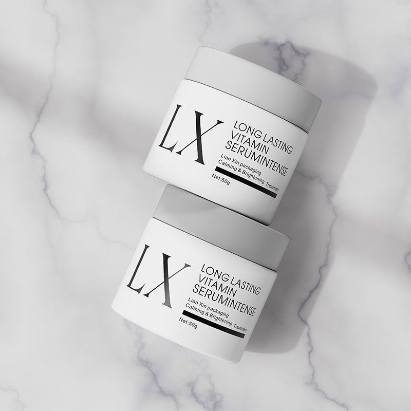 Matte White Glass Cosmetic Jar