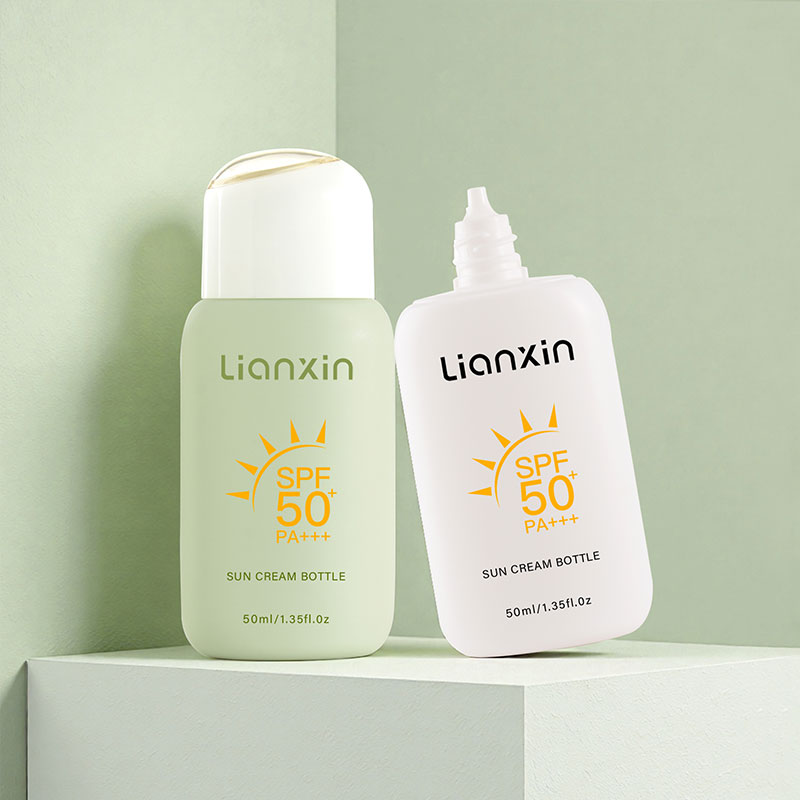 Flat Sunscreen Bottle