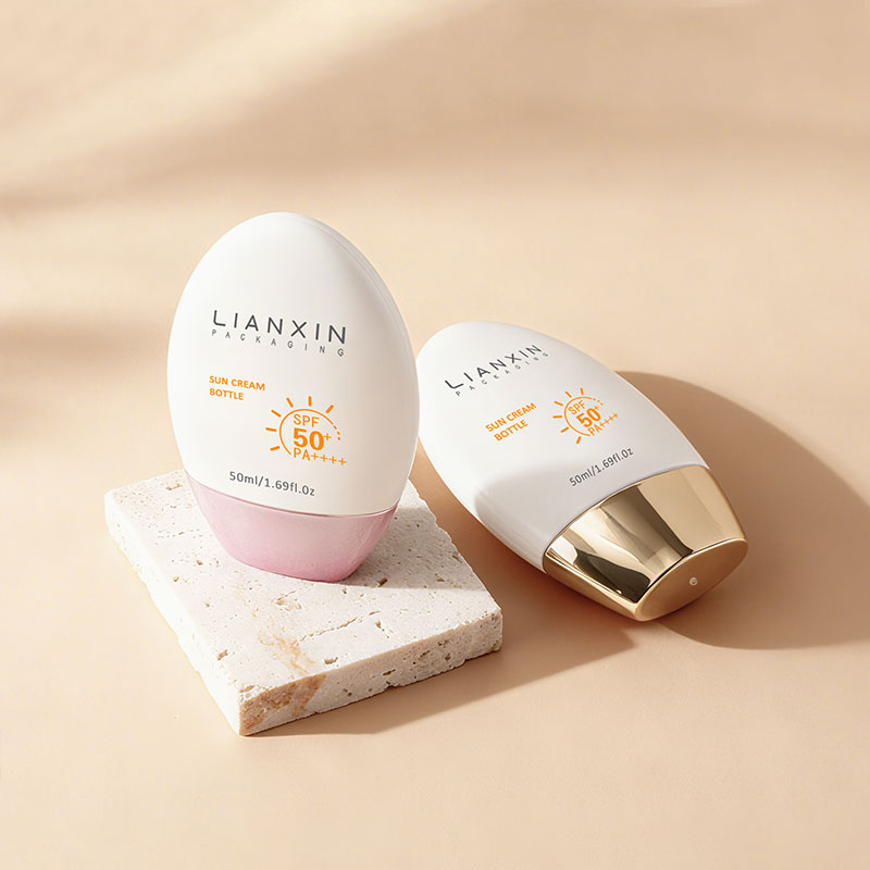 Soft sunscreen squeeze bottle