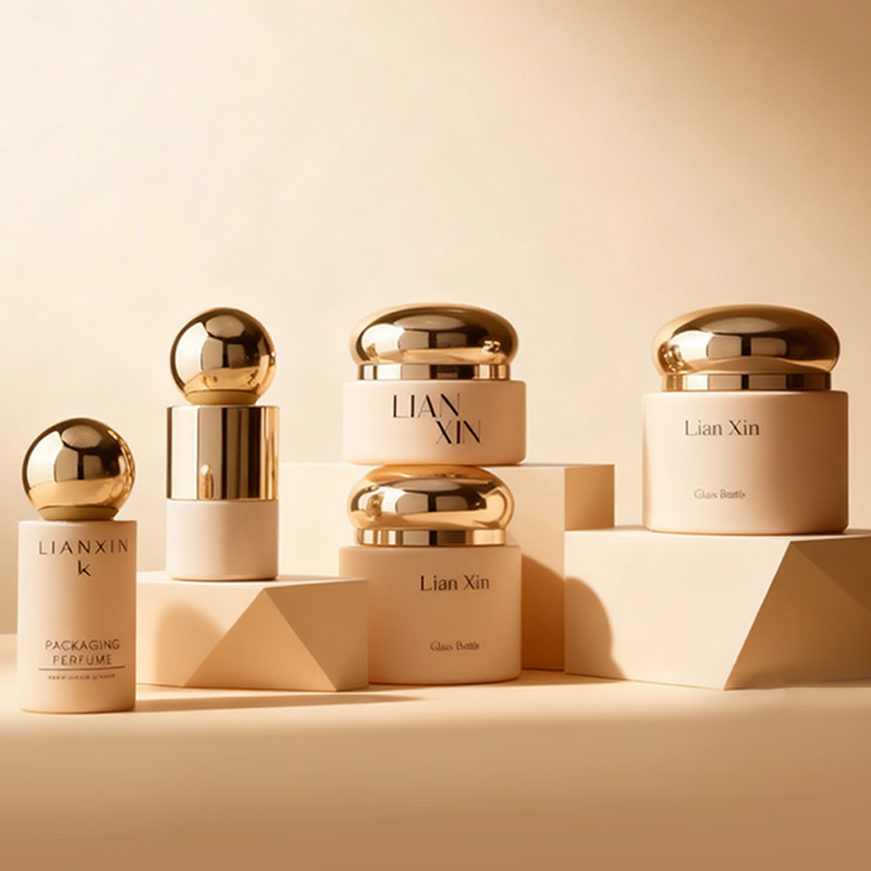 Luxury Glass Cosmetic Bottle Set