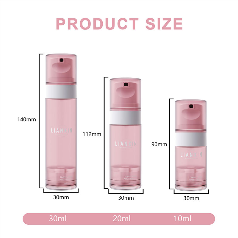 travel size airless bottle