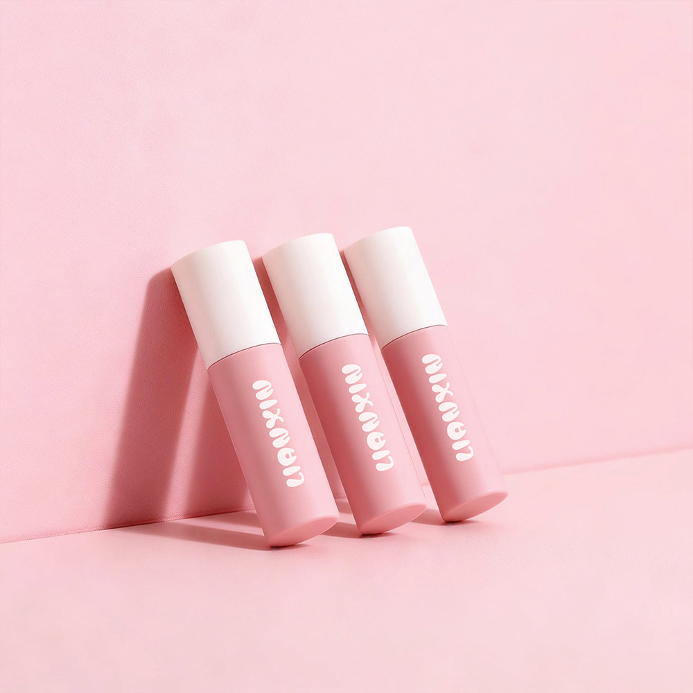 3ml Mini Lip Gloss Tube With Applicator Brush