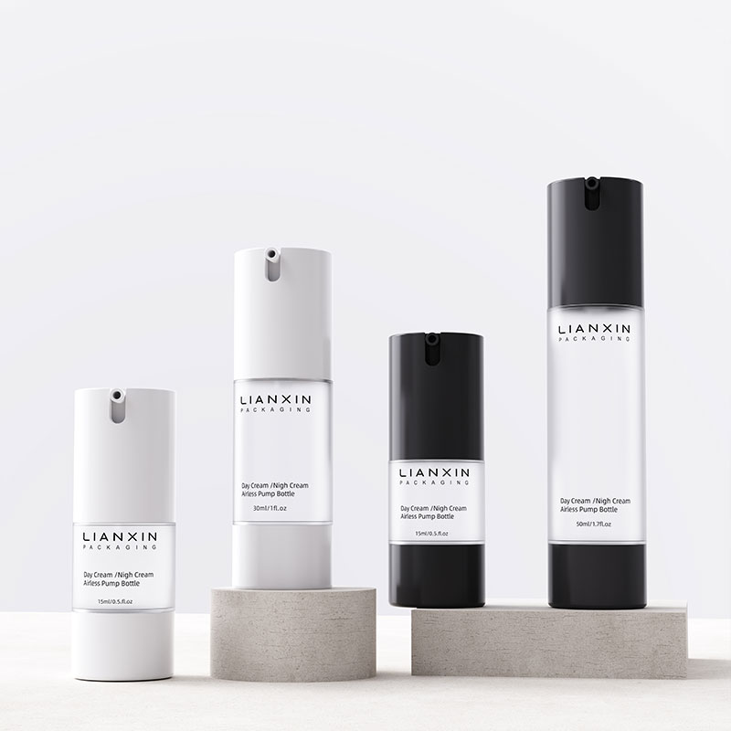 Hidden Pump Airless Bottle for Skincare Packaging