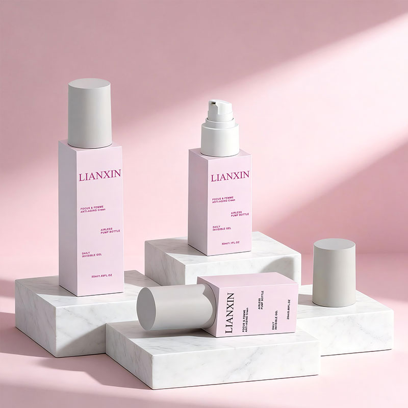rectangular airless bottle