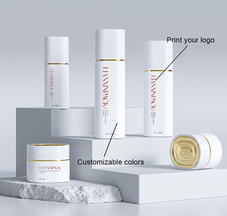 Custom lotion bottle packaging decoration options