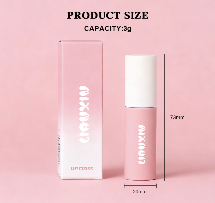 3ml lip gloss tube size