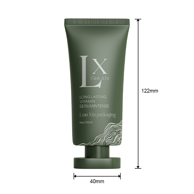 50g cosmetic cream tube size