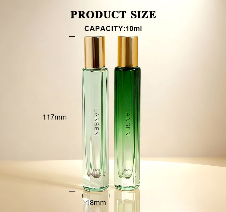 10ml screw neck perfume bottle with fine mist sprayer