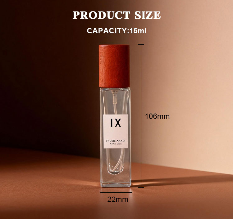 15ml travel perfume bottle for niche fragrance collections