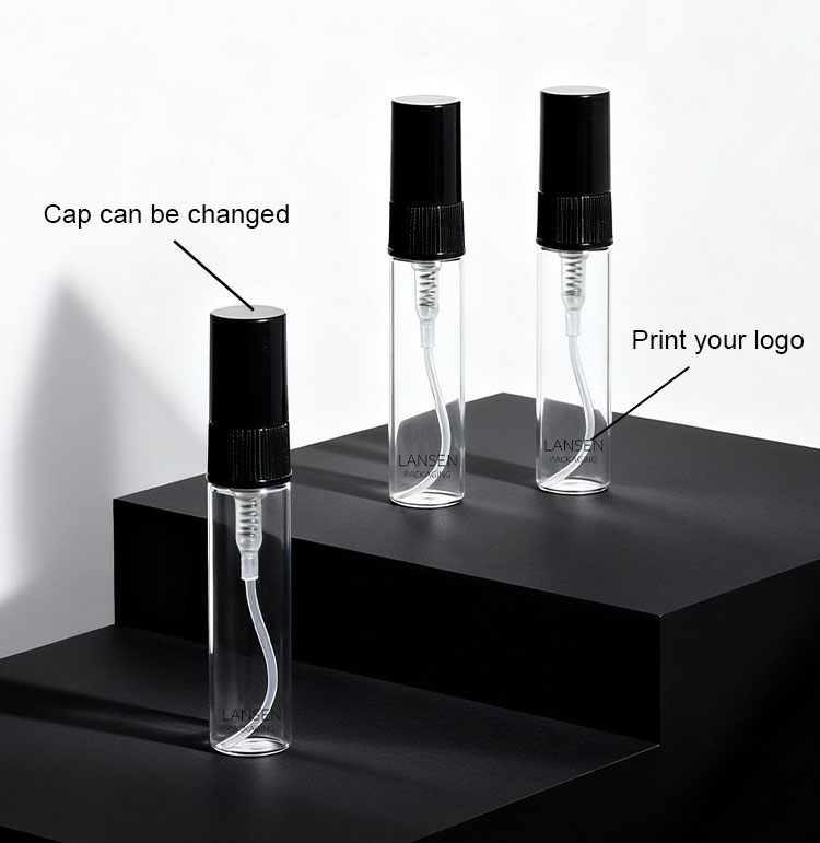 custom mini glass perfume sample bottles for brands