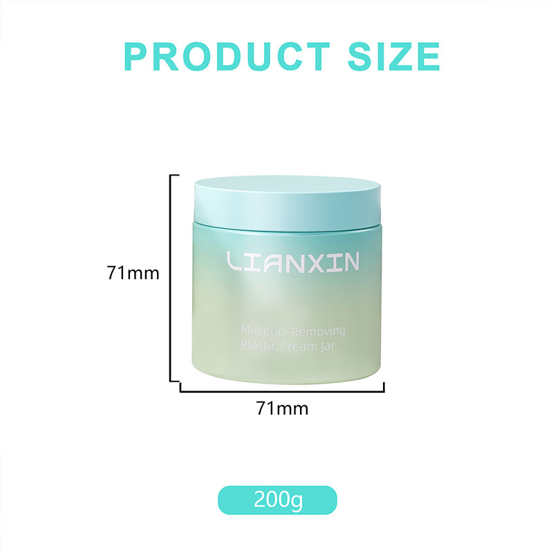 200g hair mask jar size chart 71mm diameter and 71mm high