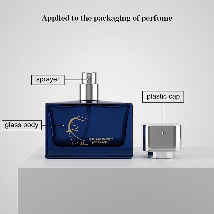 Cosmetic Packaging Tolerances: Spec Sheet & Approval Guide 3 glass perfume bottle structure diagram showing sprayer glass body and plastic cap interface for cosmetic packaging tolerances approval
