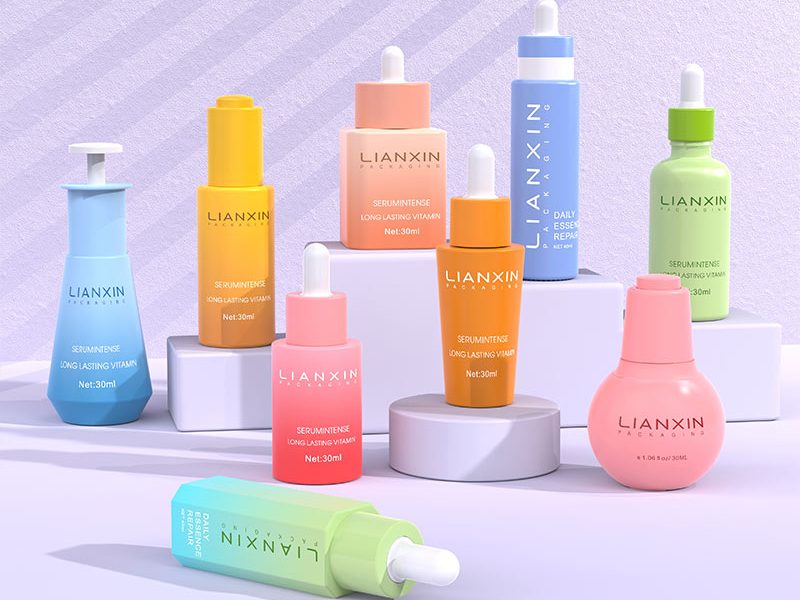 different serum bottles