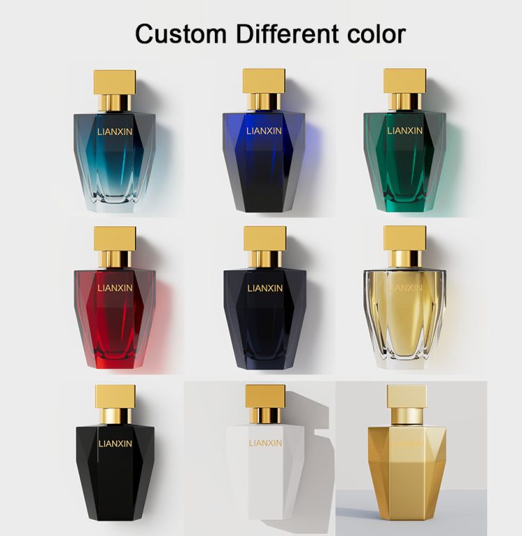 50ml perfume bottles custom color