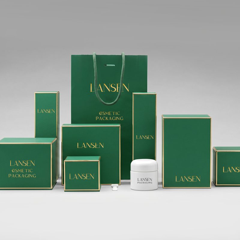 Paper box and paper bag packaging