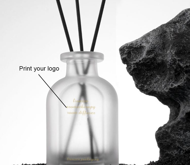 custom 50ml to 200ml glass diffuser bottles